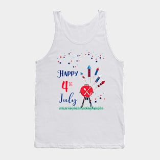 Happy 4th of July Tank Top